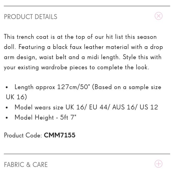 Black midi trench coat - Picture 4 of 13